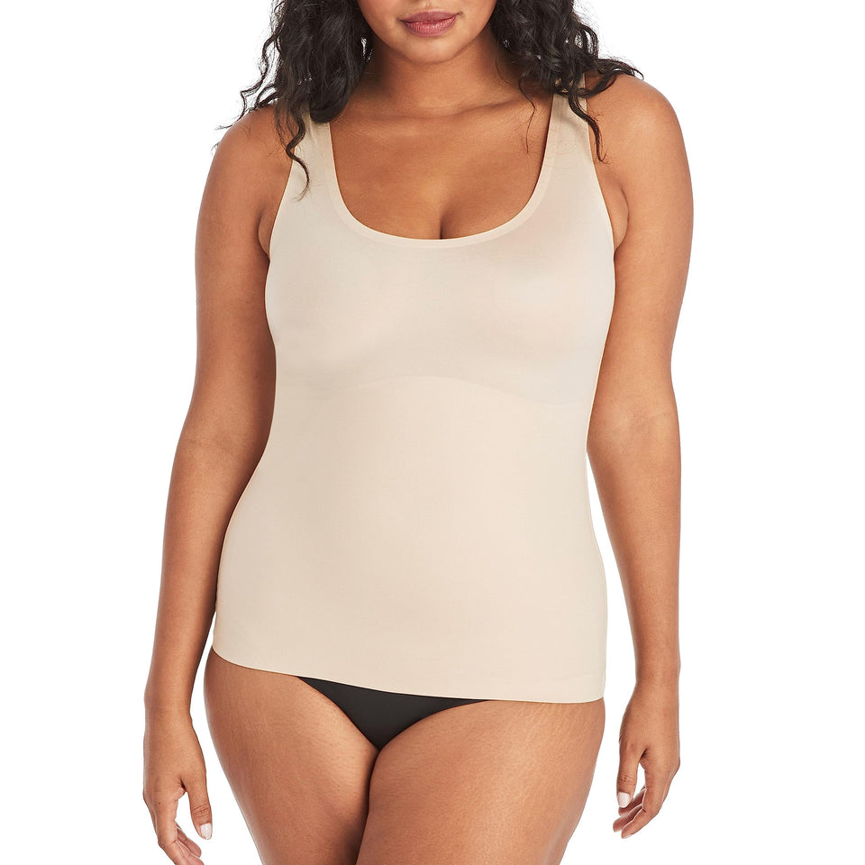 Maidenform womens Comfort Devotion Cami Fl2018 shapewear tops, Latte Lift, Large US