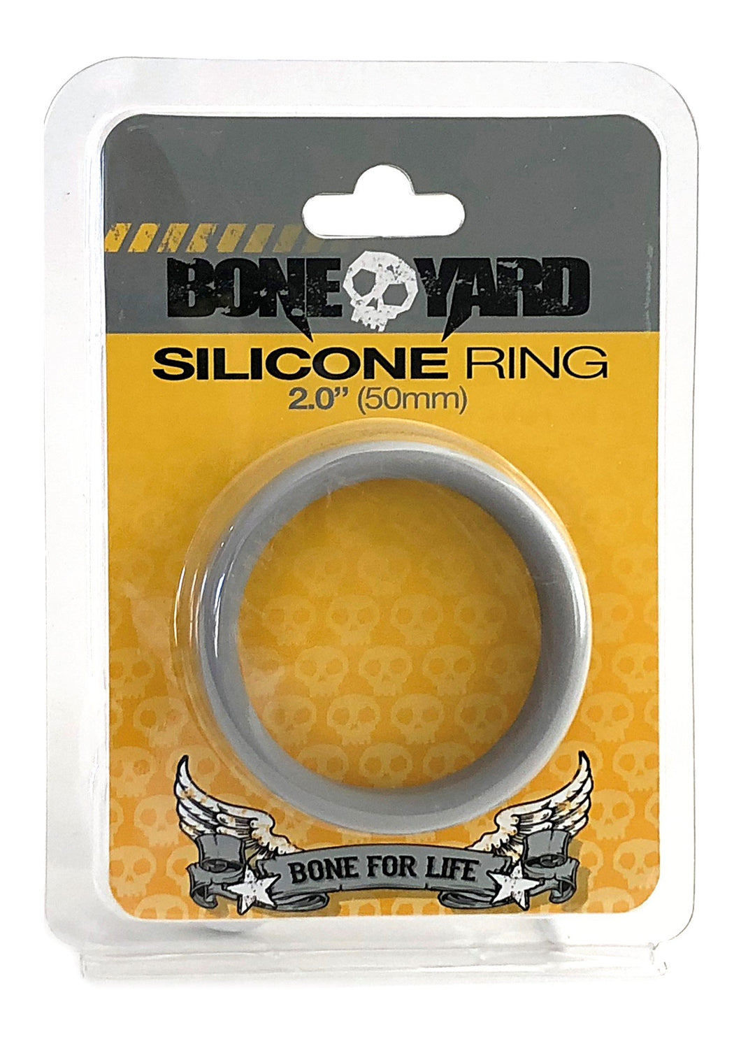 (D) BONEYARD SILICONE RING 50M GREY