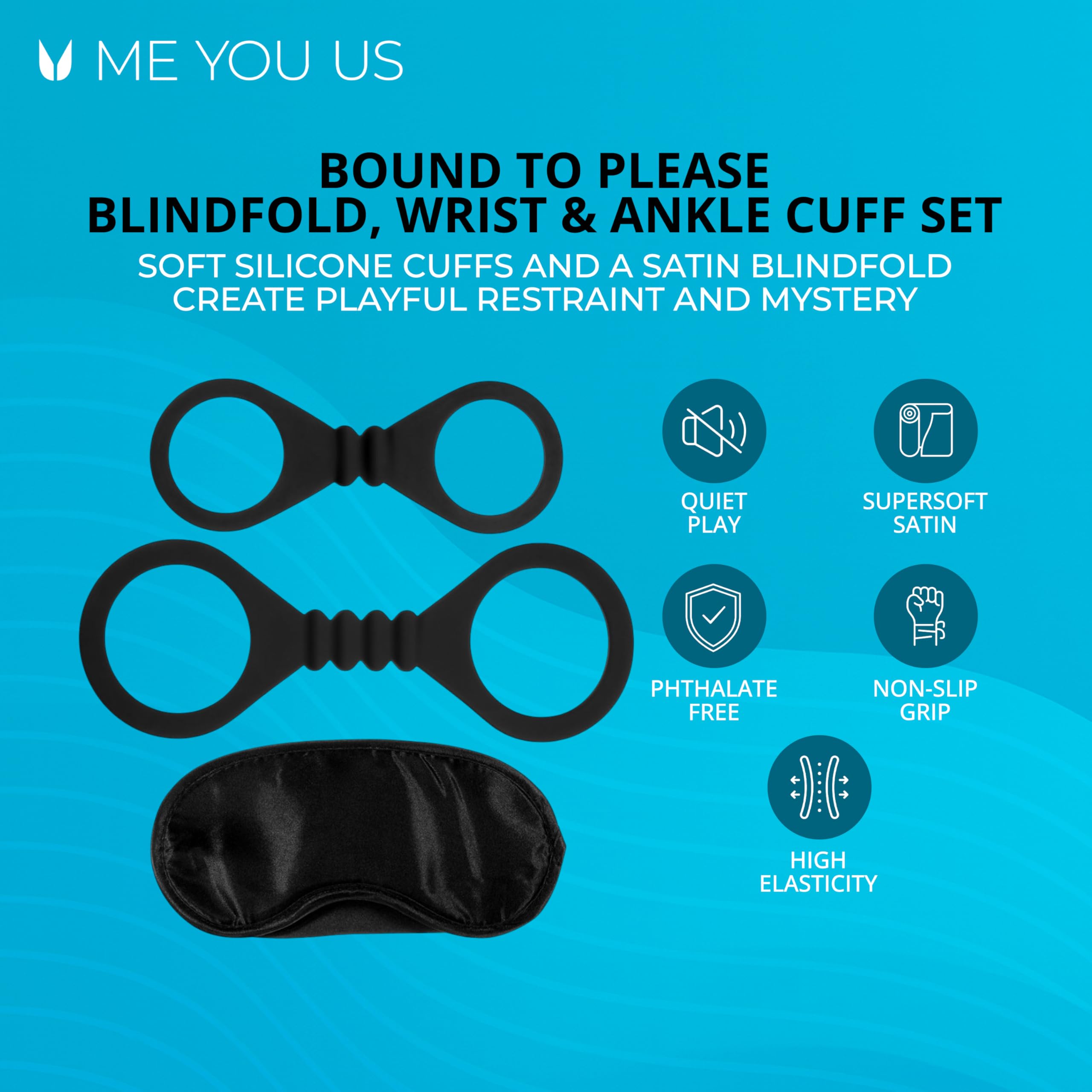 Me You Us Bound To Please Blindfold Cuff