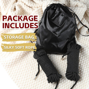 BDSM Bondage Shibari Sex Rope - BDSM Beginner Set Kit Adult Fetish Bondage Restraints Set Sex Toys for Women, Men & Couples, 32