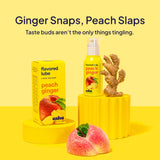 Hello Cake Peach Ginger Flavored Personal Lubricant - Water-Based Lube - No Aftertaste, Easy Clean-Up - Vegan, Sugar-Free, Glute