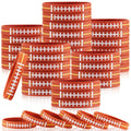 Zhanmai Football Silicone Wristbands Party Favors Football Stretch Sport Themed Supplies(48 Pieces)