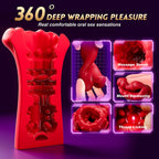 Uoffile Male Masturbator Sex Toys for Men - 4IN1 Penis Vibrator Pocket Pussy Pump with 9 Training Stroker Modes & App Remote Con
