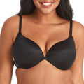 Maidenform Womens Underwire Bra, Love The Lift Smoothing Lace Demi Push-up For Bras, Black/Body Beige Lining, 38C US