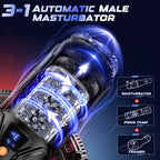 Male Masturbator Sex Toys for Men, Uoffile Adult Sex Toy with 7 Rotating & Thrusting & 10 Vibrating Modes, Dual Motors Pocket Pu