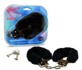 Black Furry Hand Cuffs - Wrist Restraints - Sexy Toys For Men And Women - Sex Toy For Couples - Sex Toy For Adults