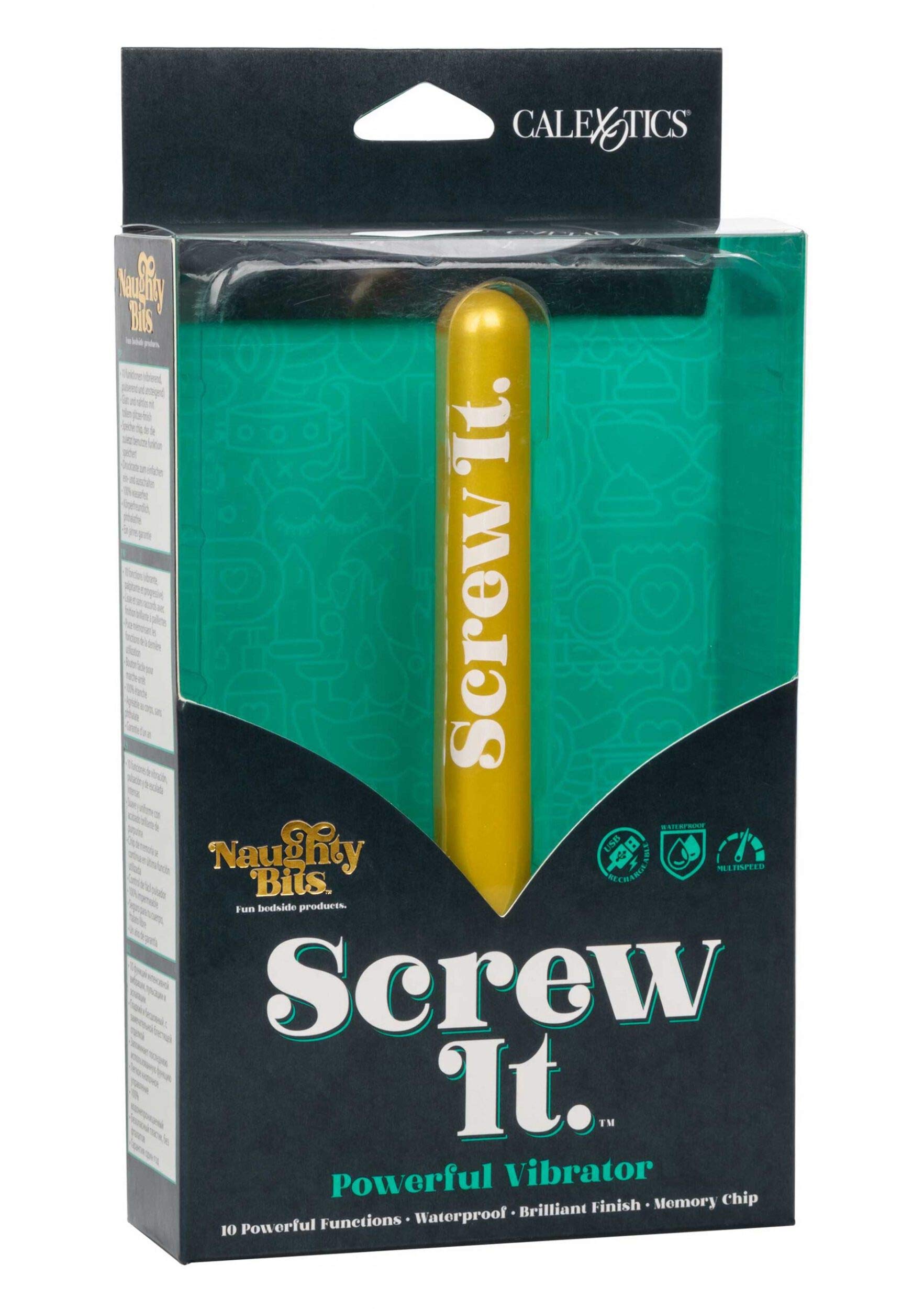 Naughty Bits Screw It  Powerful Vibrator
