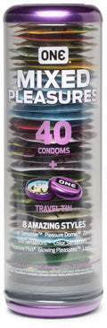 ONE Condoms Mixed Pleasures, 40 Count