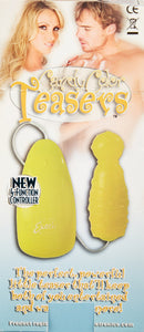 California Exotics Candy Color Teasers Multi-Function Vibrator, Yellow