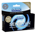 Durex Sensi-Thin Lubricated Premium Condoms,12 Condoms(Pack Of 2)
