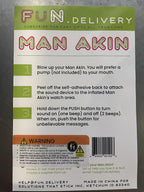 FUN Delivery Man Akin: 6-Foot Inflatable Talking Boyfriend Husband - Funny Gag Gift for Bachelorette Parties, Valentine's Day, o