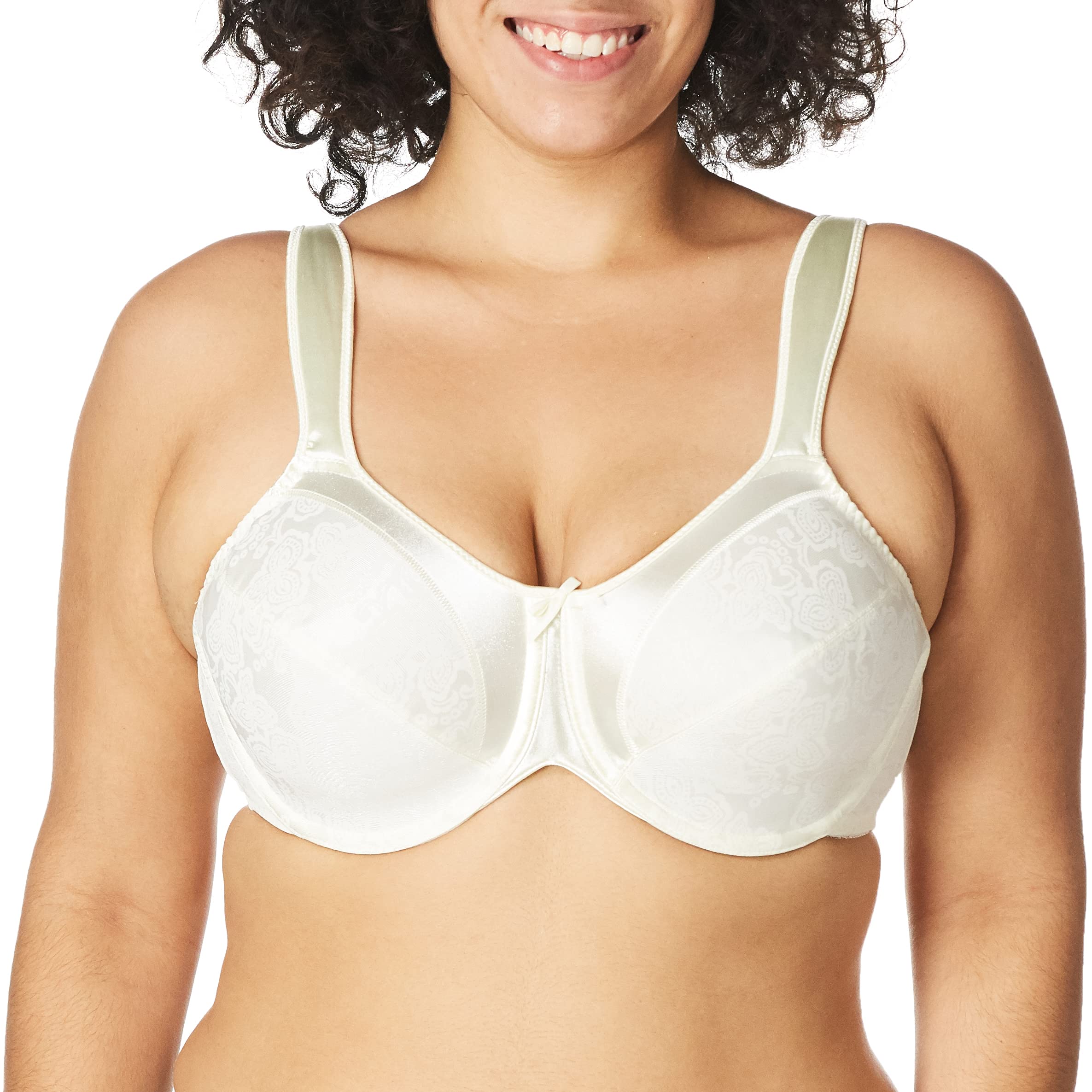 Bali Womens Bali Tracings Minimizer Underwire Bra, Vanilla,38DD