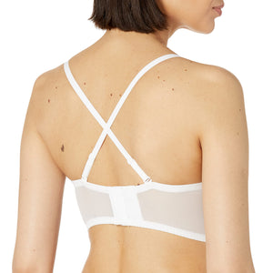 Maidenform Womens Casual Comfort Convertible Bralette Dm1188 Bra, White, 38B Us