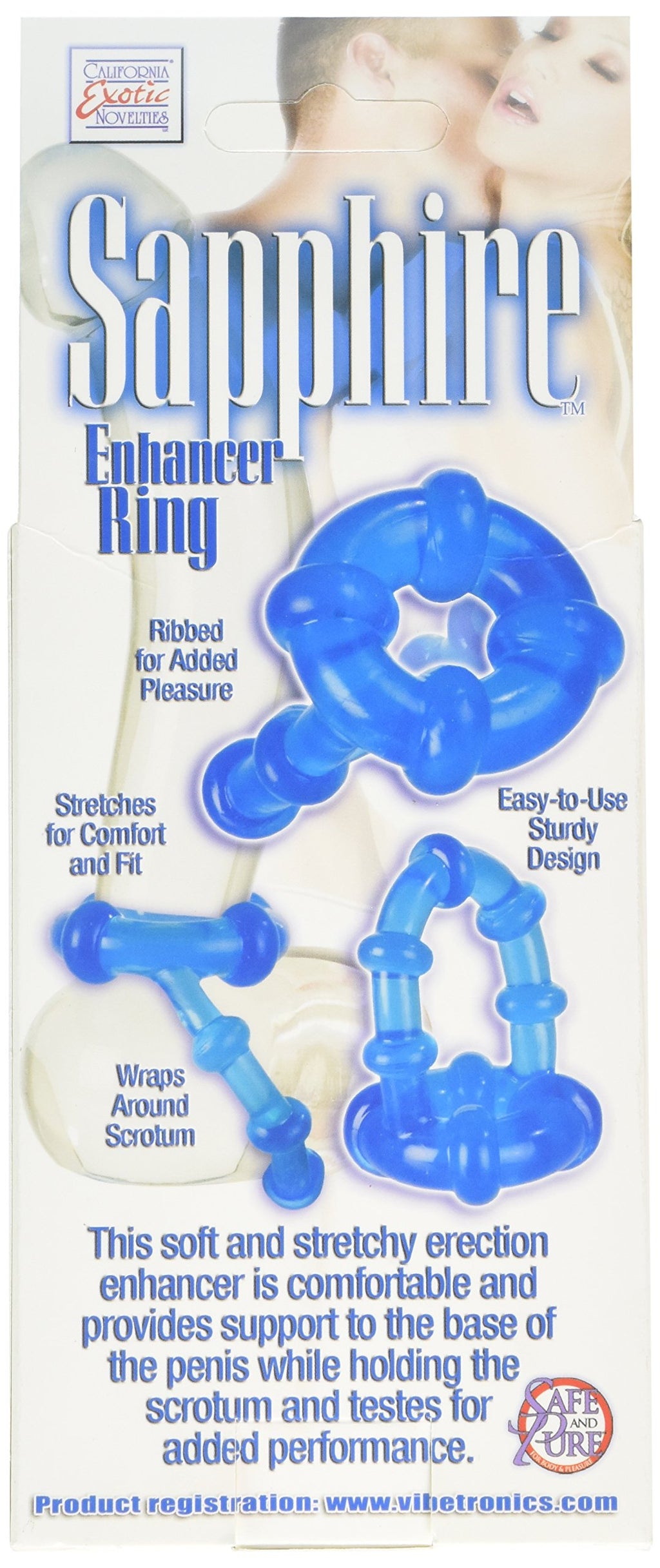 California Exotics Sapphire Enhancer Ring