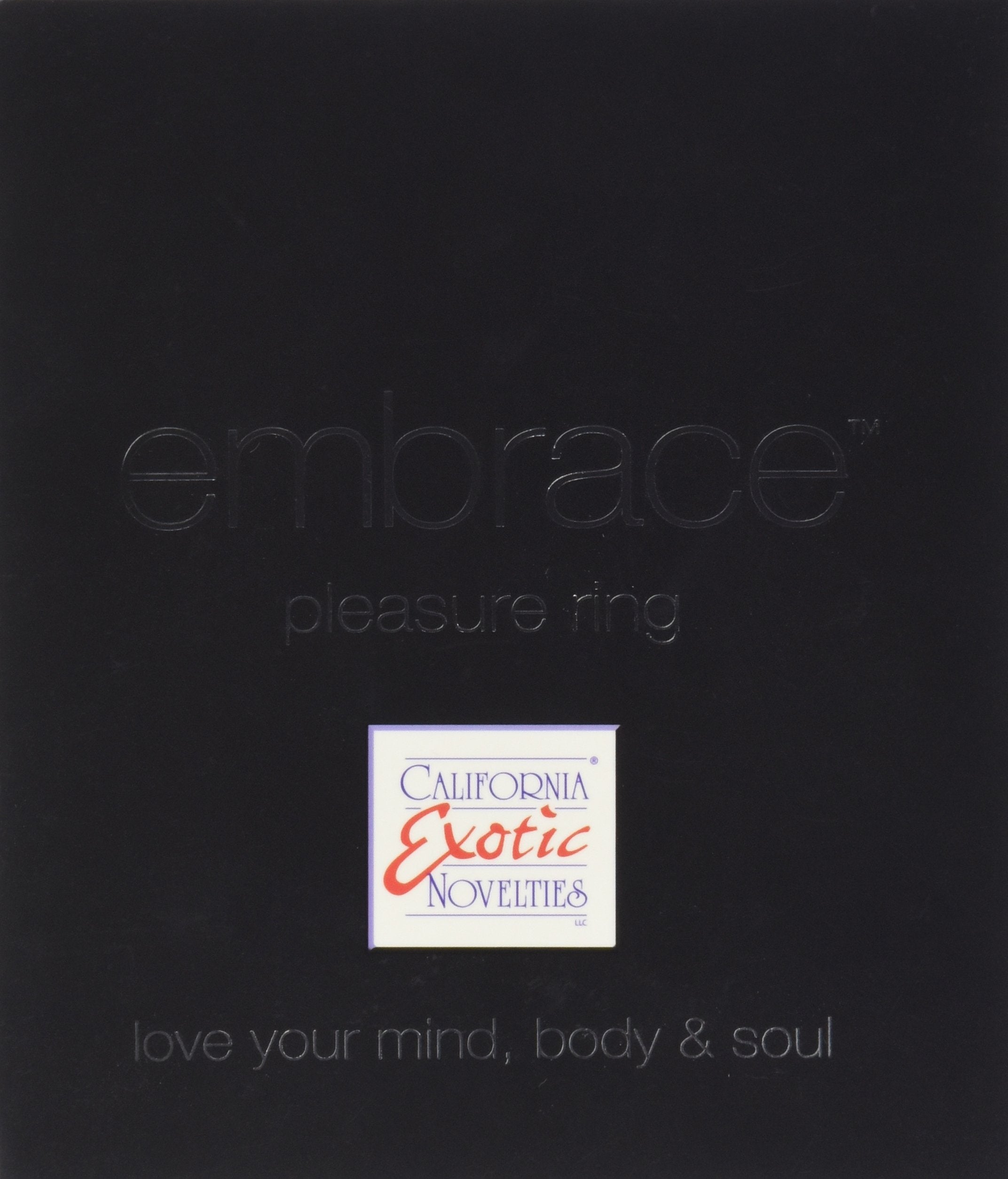 California Exotic Novelties Embrace Pleasure Rings, Gray