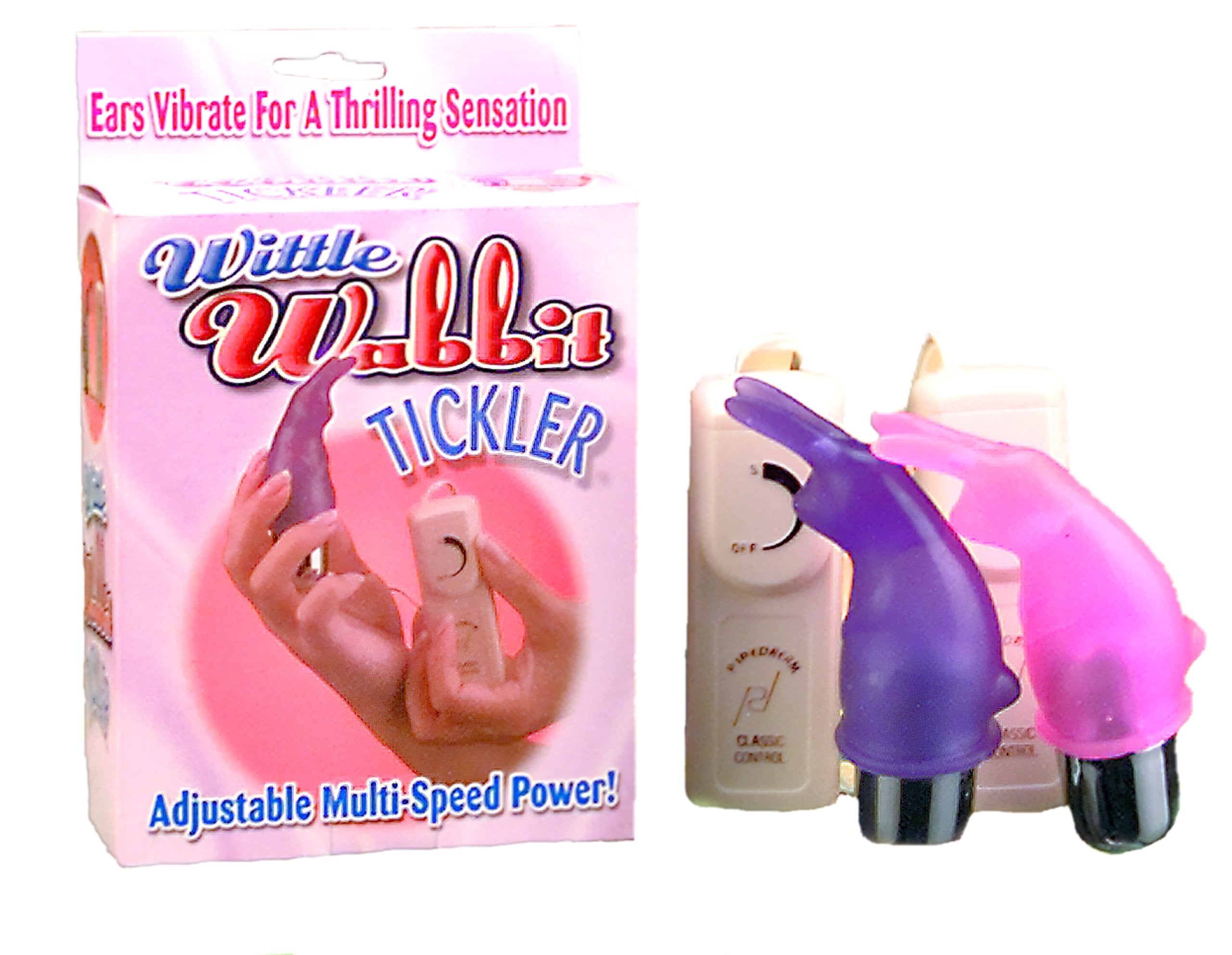 Pipedream Wittle Wabbit Tickler, Pink
