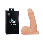 Tantus Pop N Play Squirting Packer Beige