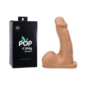 Tantus Pop N Play Squirting Packer Tan