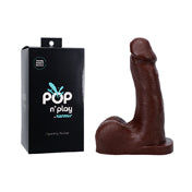 Tantus Pop N Play Squirting Packer Brown