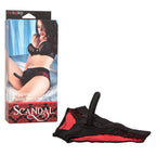 CalExotics Scandal Pegging Panty Set with Silicone Probe - Premium BDSM Strap On Harness - Sex Toys for Couples -Large & X Large