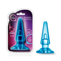 Blush B Yours Basic Anal Plug - Tapered Tip For Easy Insertion - Base Anchors Plug Safely Outside The Body - 4 Inch Length And 1