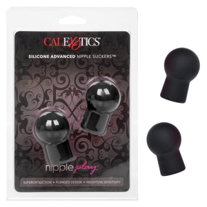CalExotics Novelties Nipple Play Silicone Advanced Nipple Suckers, Black