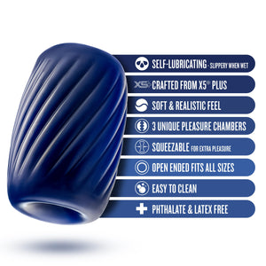 Rize Turbine Self Lubricating Stroker Blue