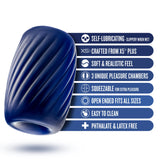 Rize Turbine Self Lubricating Stroker Blue