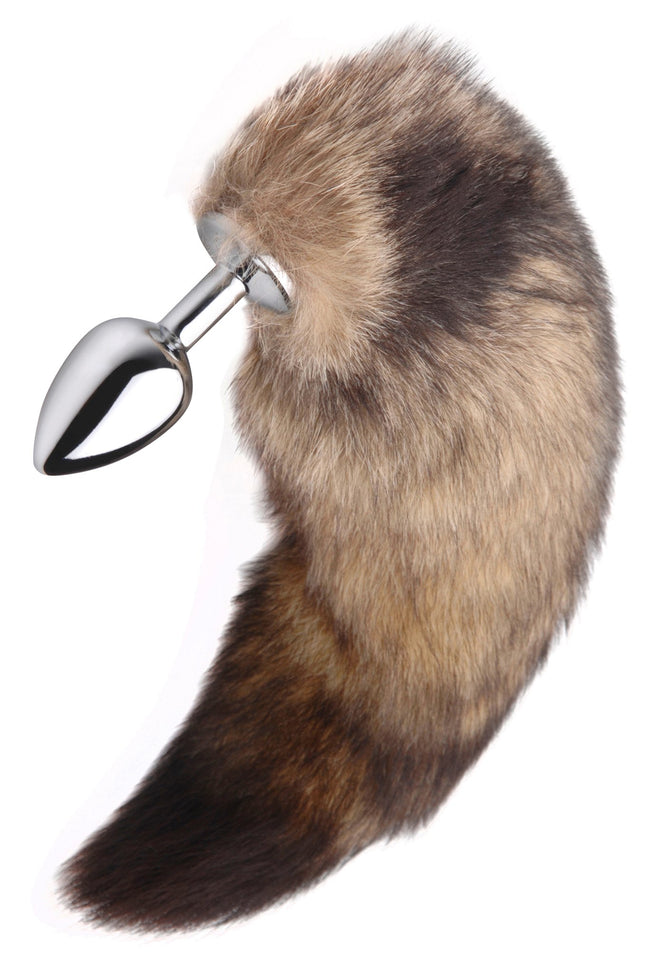 Master Series Fox Tail Metal Anal Plug