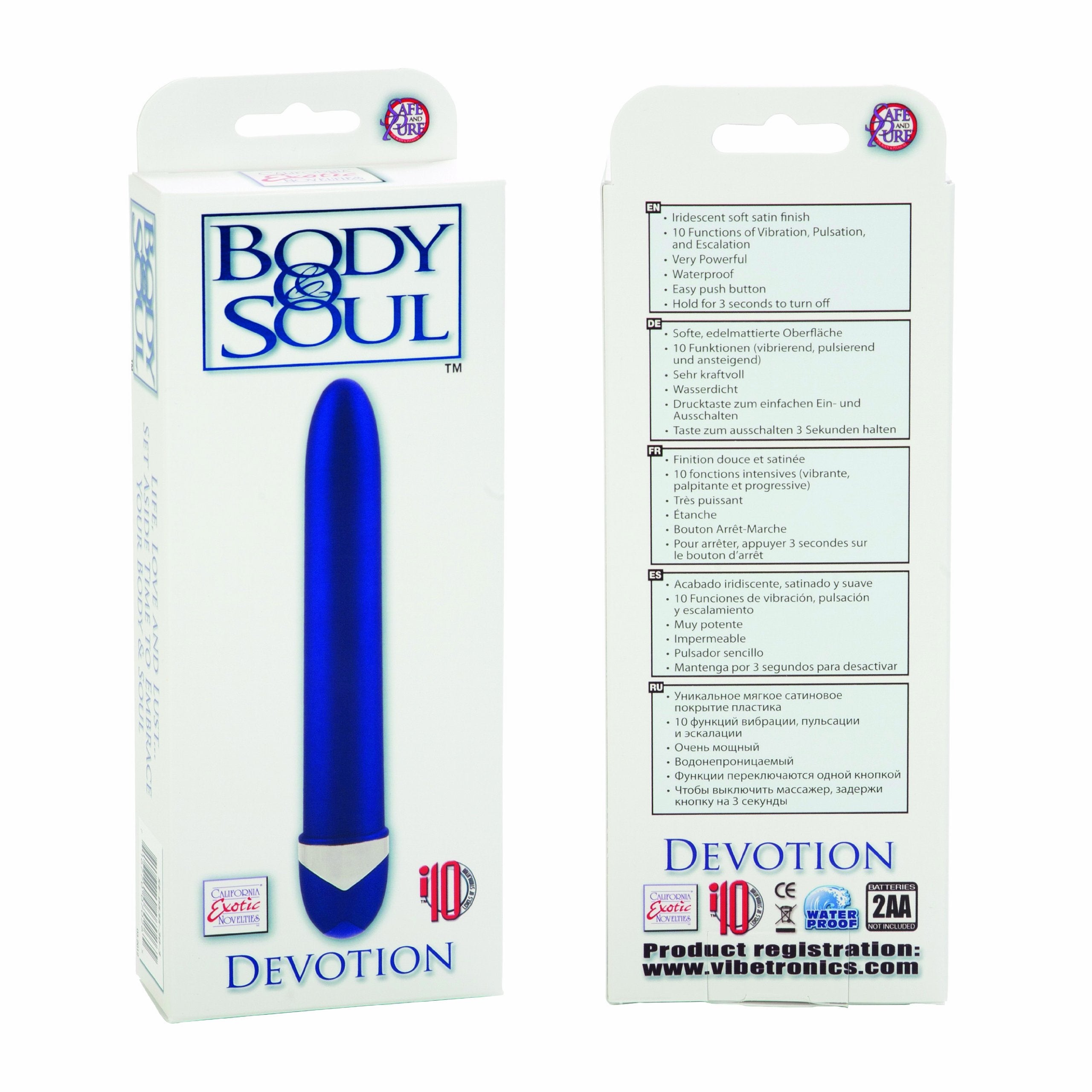 California Exotic Novelties Body & Soul Devotion - Blue