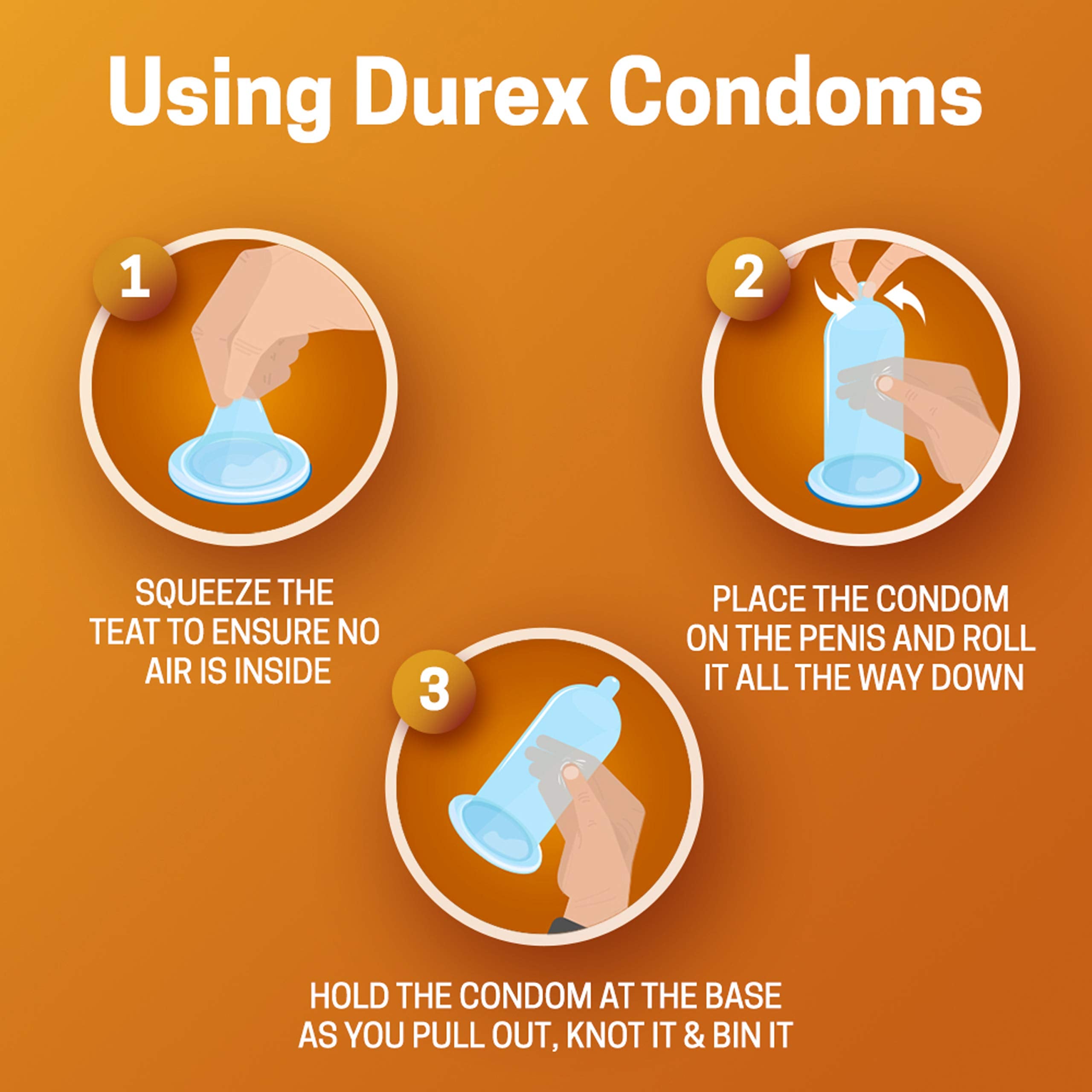 Durex Intense Sensation Condom 3 Count