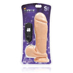(Wd) Thick Series Cock W Balls Egg 10 Vanilla "