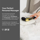Ava EVO Ergo Vibrator Wand [ Butterfly Sex Toy Vibrator ] Personal Wand Massager | 20 Patterns & 8 Speeds of Pleasure | G Spot V