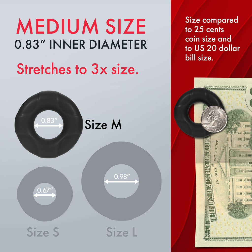 Forto F-33: 21mm Liquid Sili C-Ring M Bk