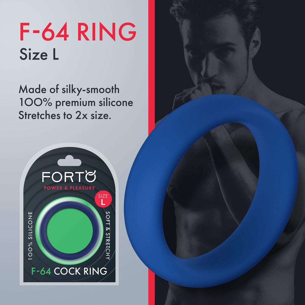Forto F-64:  50mm Sili Ring Wide Lg Bl