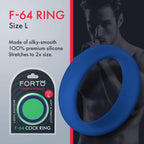 Forto F-64:  50mm Sili Ring Wide Lg Bl