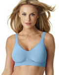 Bali Womens Sure Size Wire Free Bra, Light Denim, Small