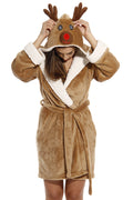 Just Love 6366-Reindeer-XXL Critter Robe/Robes for Women