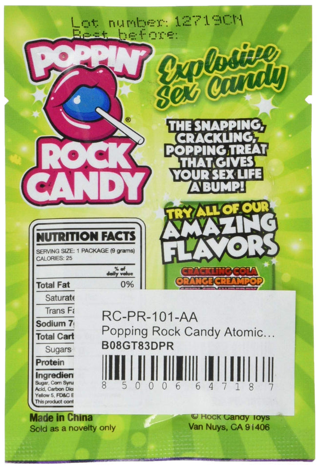 Rock Candy Popping Candy-Atomic Apple