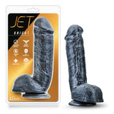 (Wd) Jet Knight Carbon Metalli Black Dildo