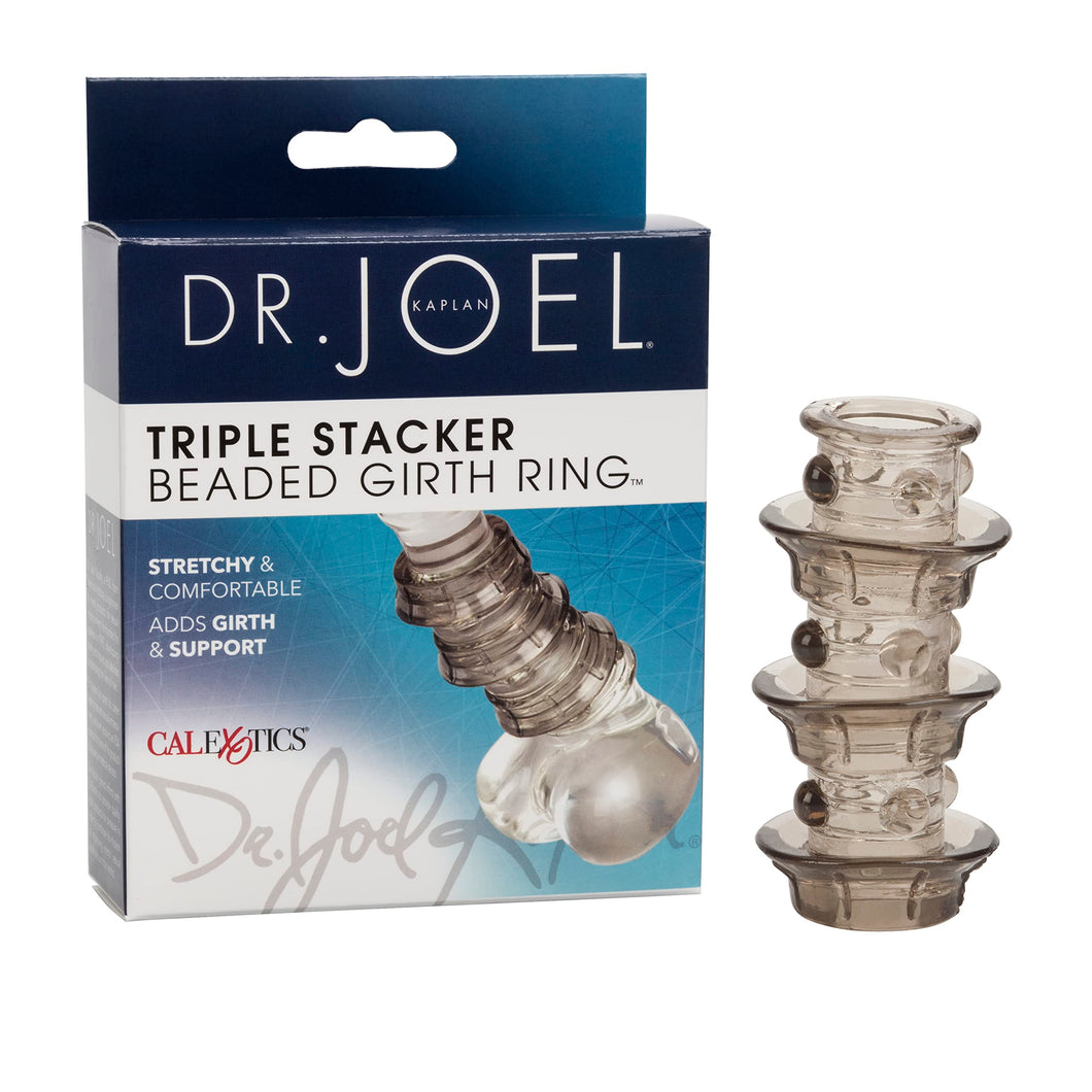 CalExotics Novelties Dr. Joel Kaplan Beaded Girth Ring Triple Stacker