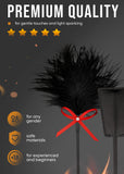 MALINERO Sex Feather Spanking Tickler Crop Fetish Adult Paddle BDSM Feathers Adult Whip Body Tickle Feathers SM Paddle French Ti