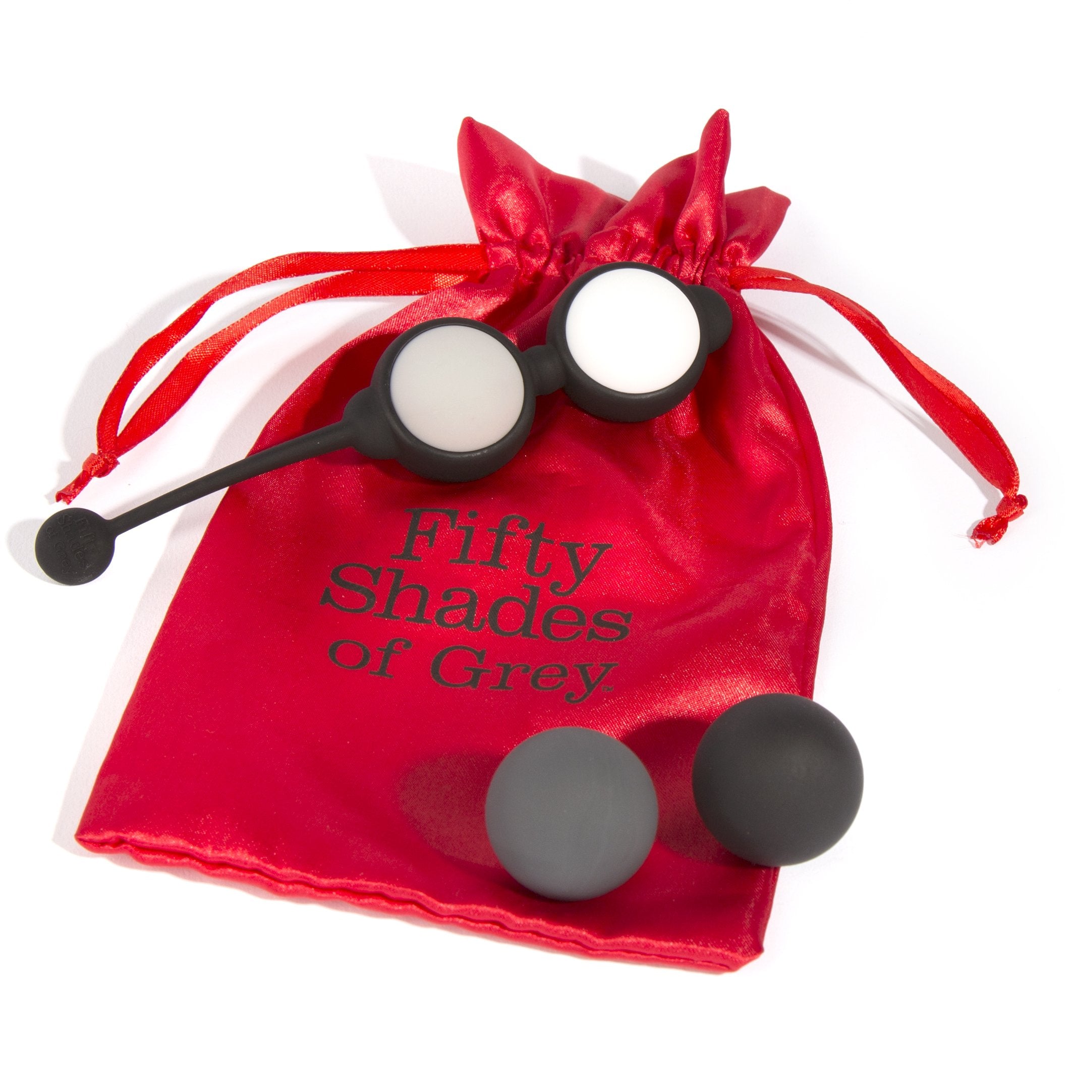 Fifty Shades Of Grey Beyond Aroused Kegel Balls Set In Black - 4 Piece - 15G, 25G, 35G And 55G