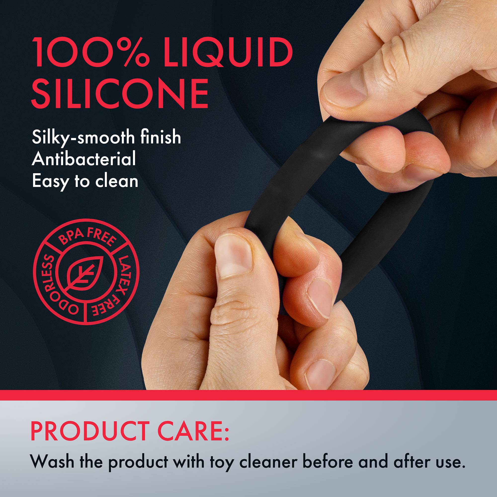 Forto F-33: 17mmLiquid Sili C-Ring S Bk