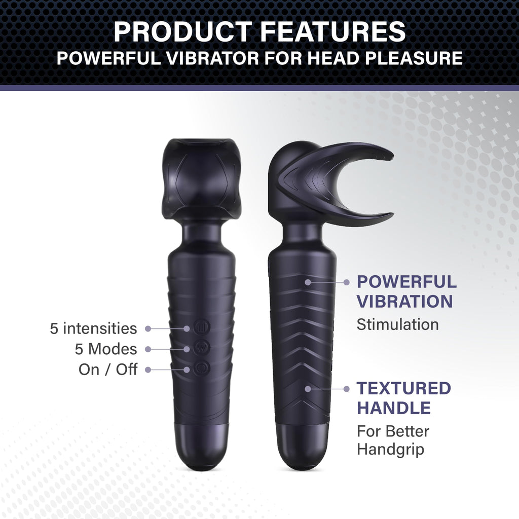 Man Wan Man.Wand Evo 2-In-1 Wand Plum