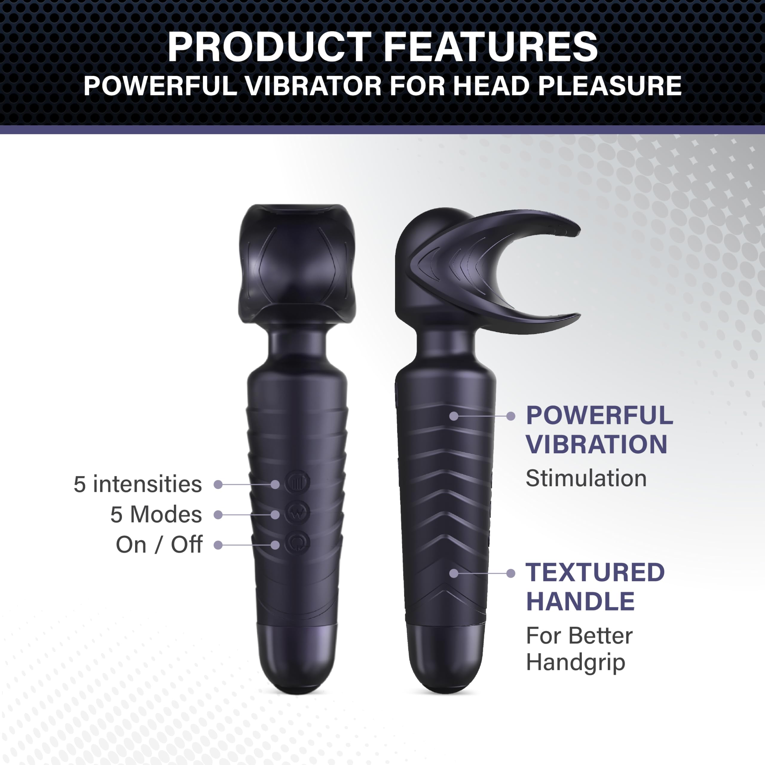 Man Wan Man.Wand Evo 2-In-1 Wand Plum