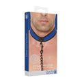 Ouch Puppyplay Neoprenecollar Wleash Blu