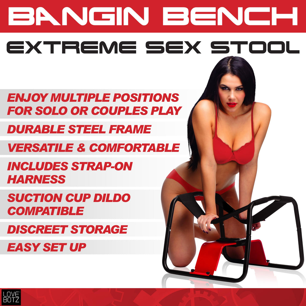 Lovebotz Bangin Bench Extreme Sex Stool, 1Count