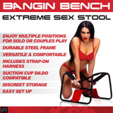 Lovebotz Bangin Bench Extreme Sex Stool, 1Count