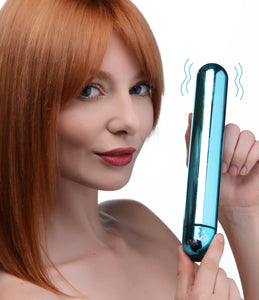 (D) Bang! Vibrating Metallic X Bullet Blue